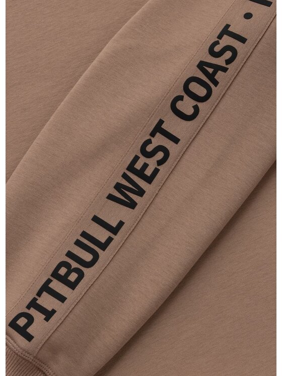 PITBULL PITBULL Bluza ARBOR TAPE Brązowy Regular Fit