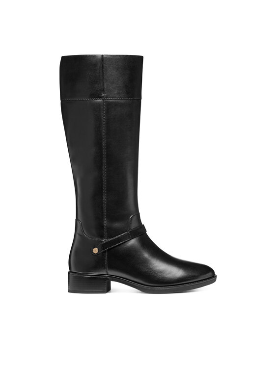 Geox Oficerki D Felicity D56G1B 00043 C9999 Czarny