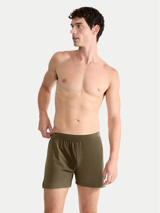 Sloggi Męskie Bokserki, rozmiar XL, Khaki, 10215473