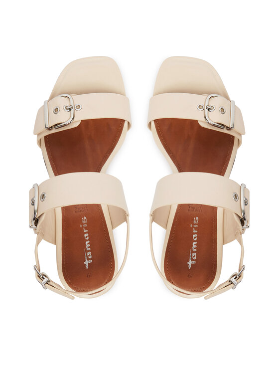 Tamaris Tamaris Sandály 1-28354-46 Krémová