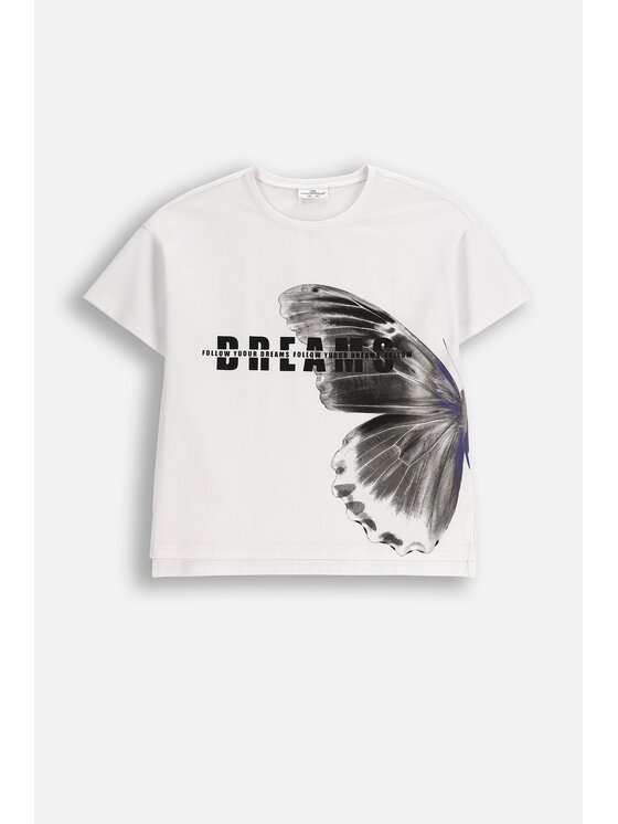 Coccodrillo Coccodrillo T-Shirt ZC5143202RGJ-001 Bílá Regular Fit