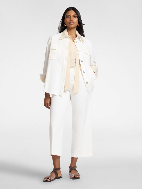 Elena Mirò Elena Mirò Camicia 5023Z000028N011 Bianco Regular Fit