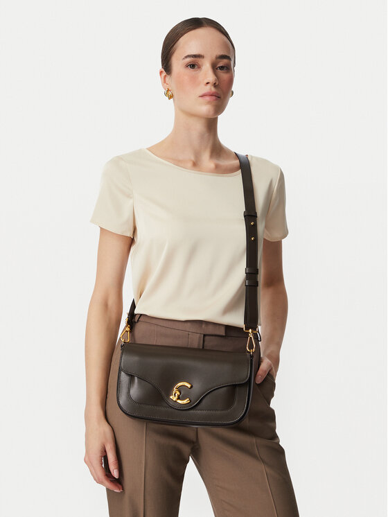 Coccinelle Ročna torba SSK Coccinelle C-Me Calf E1 SSK 12 03 21 Khaki