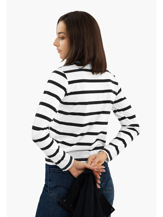 Volcano Volcano Longsleeve L-MARLA Biały Regular Fit