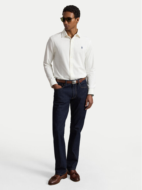 Polo Ralph Lauren Polo Ralph Lauren Риза 710B26145003 Бял Classic Fit