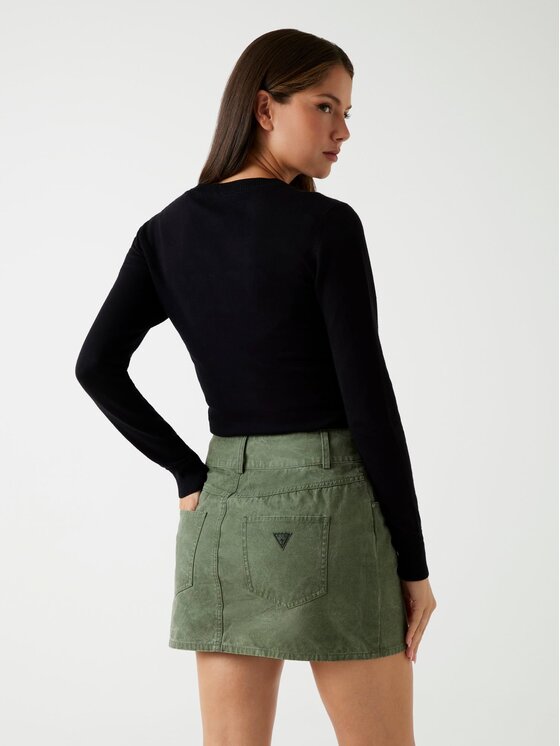 Guess Guess Пуловер 178749 Черен Classic Fit