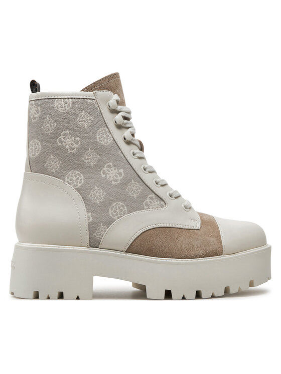 Guess Guess Kotníková obuv Vaina2 FLTSL2 ELE10 Écru