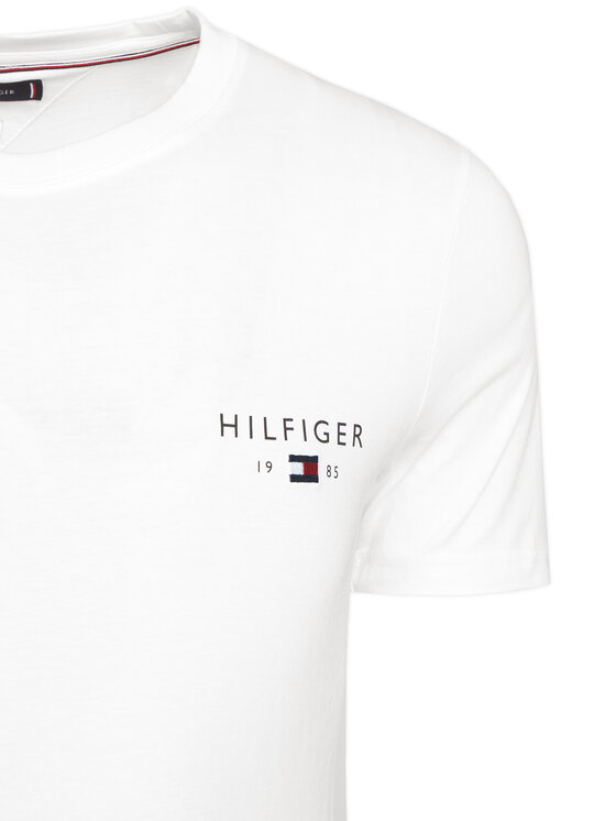 Tommy Hilfiger Tommy Hilfiger T-shirt Brand Love MW0MW41456 Bianco Regular Fit