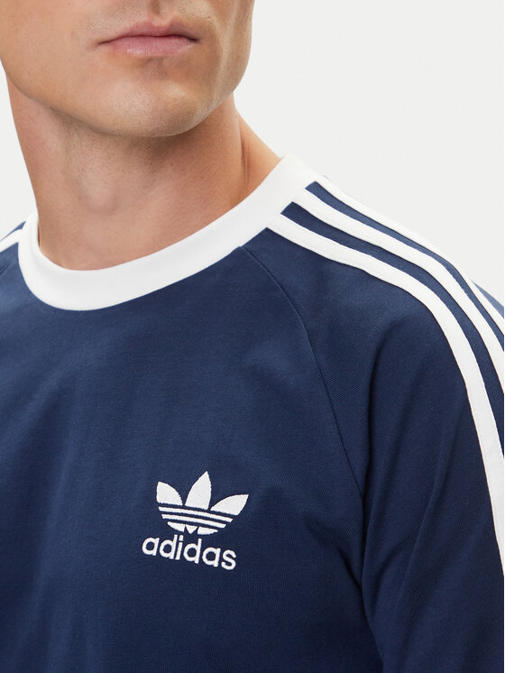 adidas adidas Longsleeve adicolor Classics 3-Stripes IM9428 Bleumarin Slim Fit