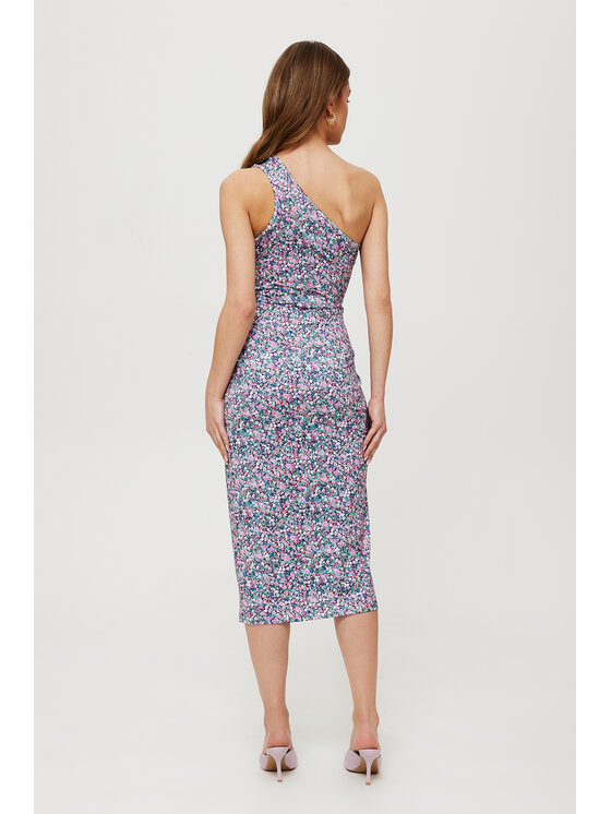 Makover Makover Letné šaty K194 Modrá Long Fit