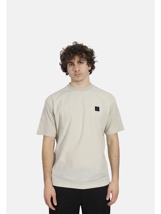 BOSS BOSS T-shirt q-roa-35389 Beige Regular Fit