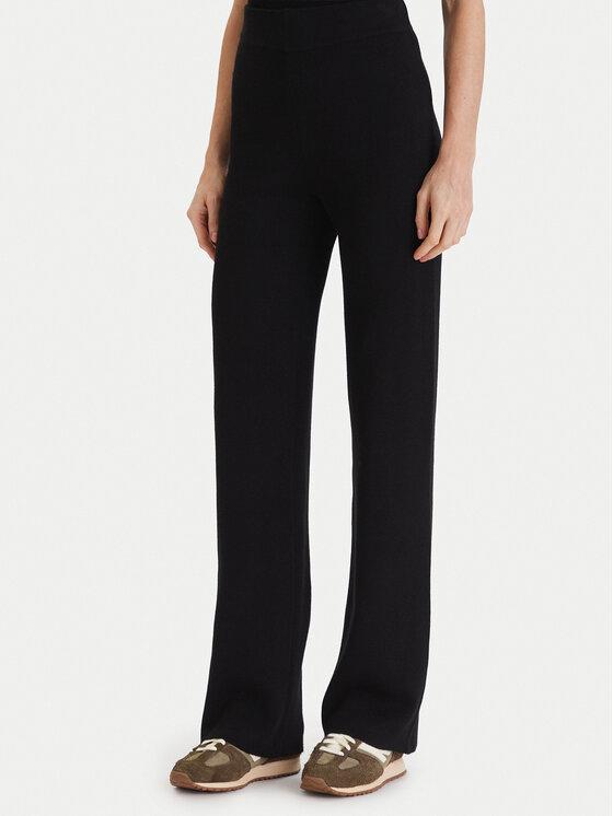 Vero Moda Vero Moda Pantaloni in maglia Gold Art 10332174 Nero Loose Fit