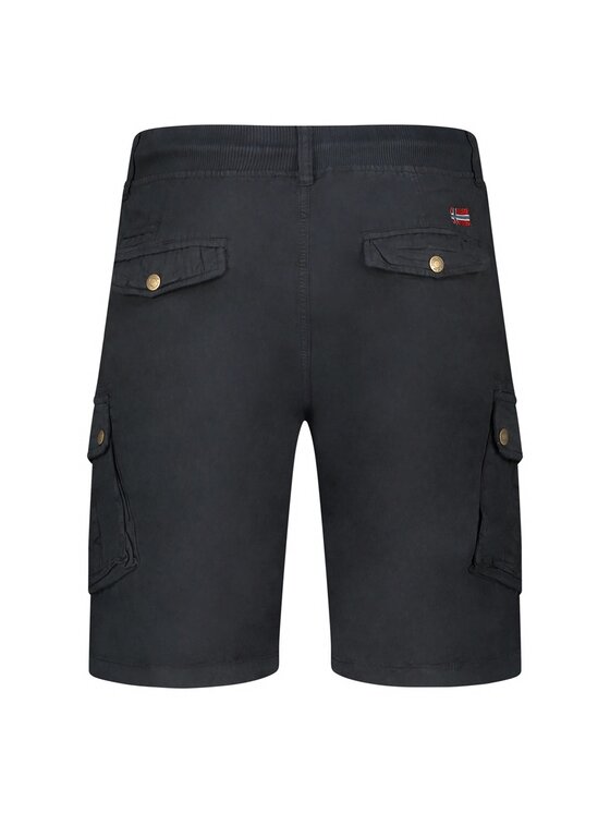 Geographical Norway Geographical Norway Bermudy SY1621H/GN-Black Czarny Regular Fit