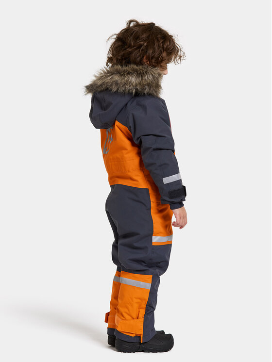 Didriksons Didriksons Зимен детски гащеризон Bjärven 505466 Оранжев Regular Fit