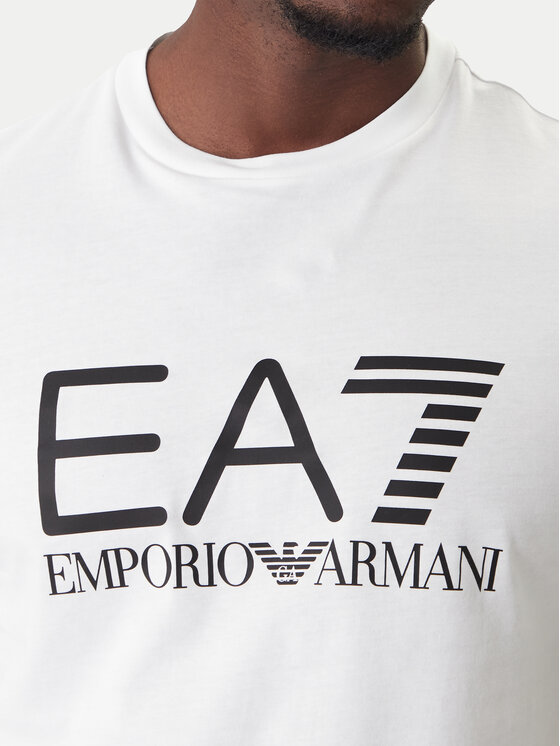 EA7 Emporio Armani EA7 Emporio Armani Tričko 7M001412 AF22264 U0002 Biela Regular Fit