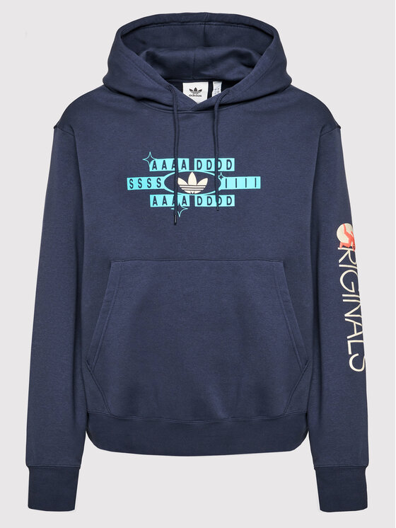 adidas adidas Pulóver Forever Sport HC2122 Sötétkék Regular Fit
