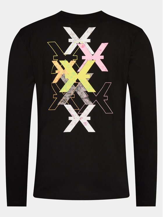 Richmond X Richmond X Hosszú ujjú Hairiti UMP24139TS Fekete Regular Fit