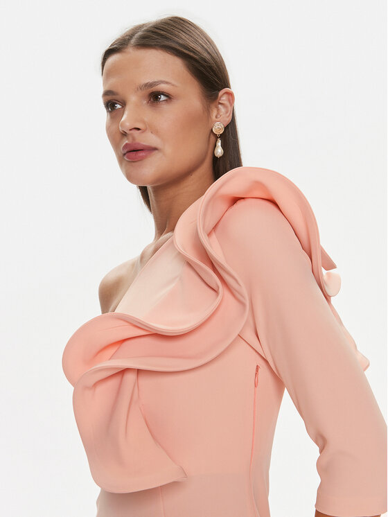 Rinascimento Rinascimento Sukienka wieczorowa CFC0117459003 Różowy Regular Fit