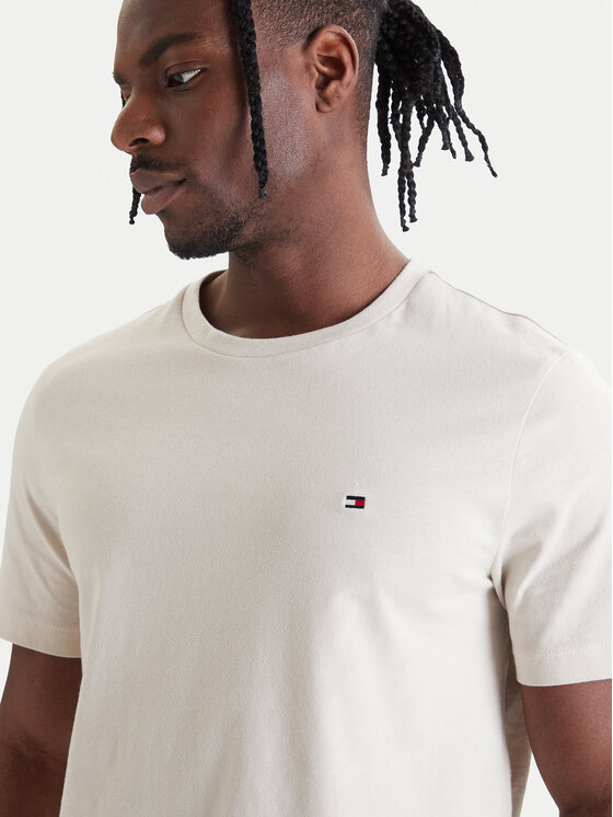 Tommy Hilfiger Tommy Hilfiger Tričko Ess Seasonal MW0MW39995 Béžová Regular Fit