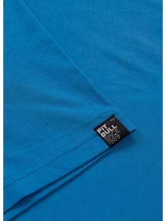 PITBULL PITBULL T-Shirt Koszulka Ultra Light PITBULL CO. M Niebieski Regular Fit