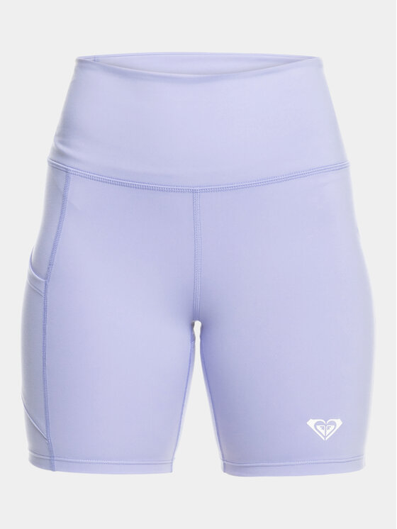 Roxy Roxy Legíny Heart Biker Ndst ERJNS03435 Modrá Slim Fit