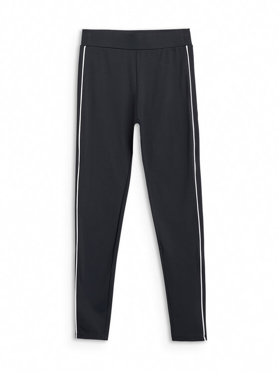 4F 4F Legginsy PREMIUM CLUB Czarny Slim Fit