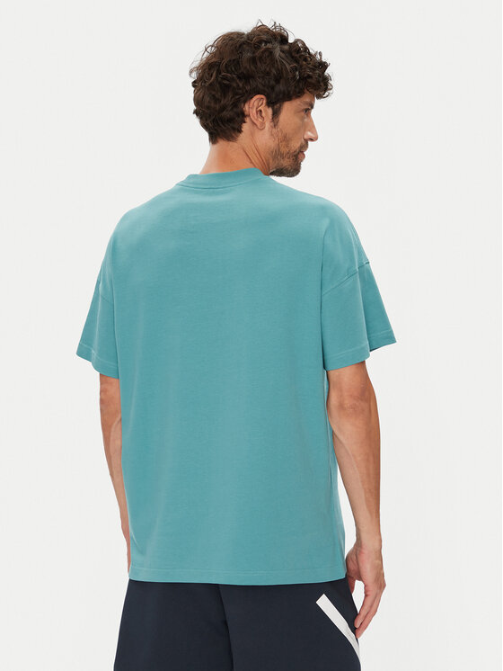 adidas adidas T-shirt ALL SZN JX5085 Tirkizna Loose Fit