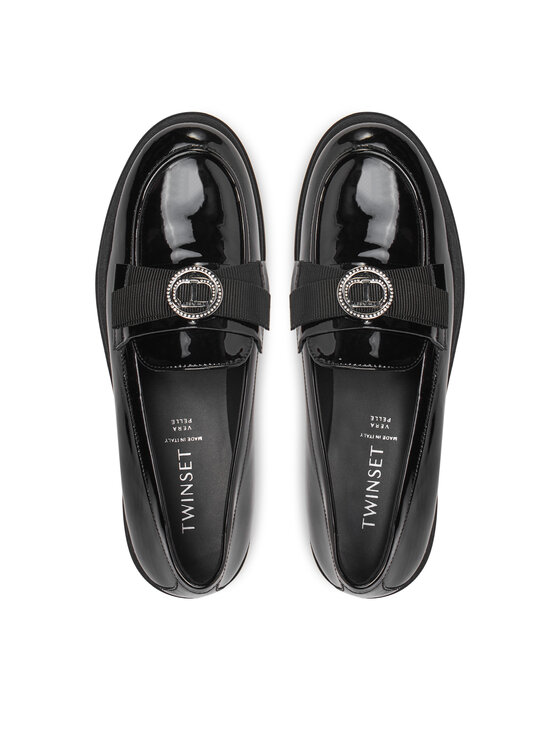 TWINSET TWINSET Loferi Mocassino 242GCJ S Melns