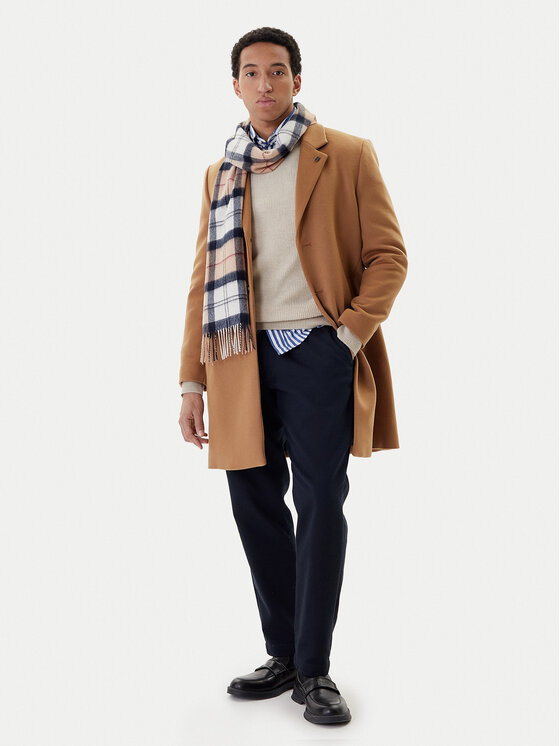 Tommy Hilfiger Tommy Hilfiger Wollmantel MW0MW40768 Braun Regular Fit