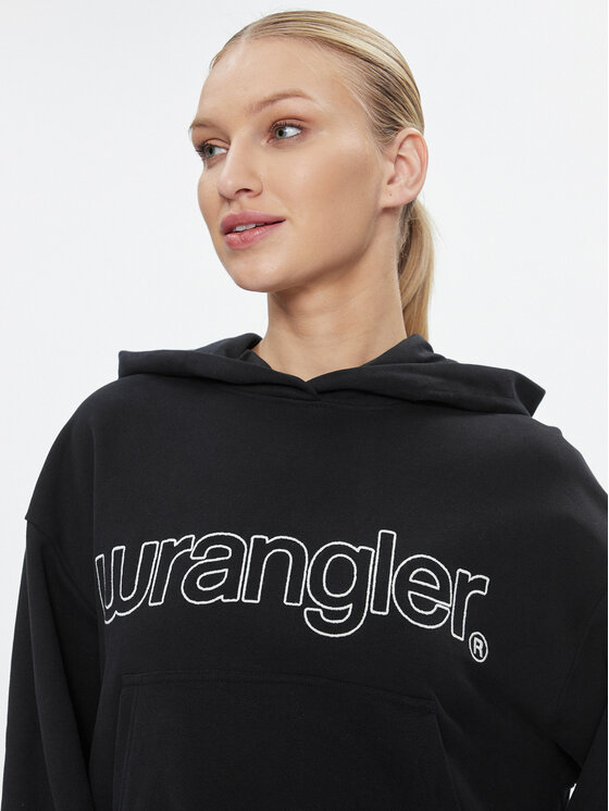 Wrangler Wrangler Majica dugih rukava 112342761 Crna Loose Fit