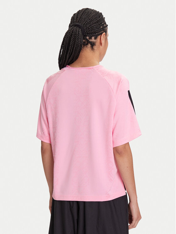adidas adidas T-shirt Tiro x Common Goal Jacquard JL9213 Rosa Loose Fit