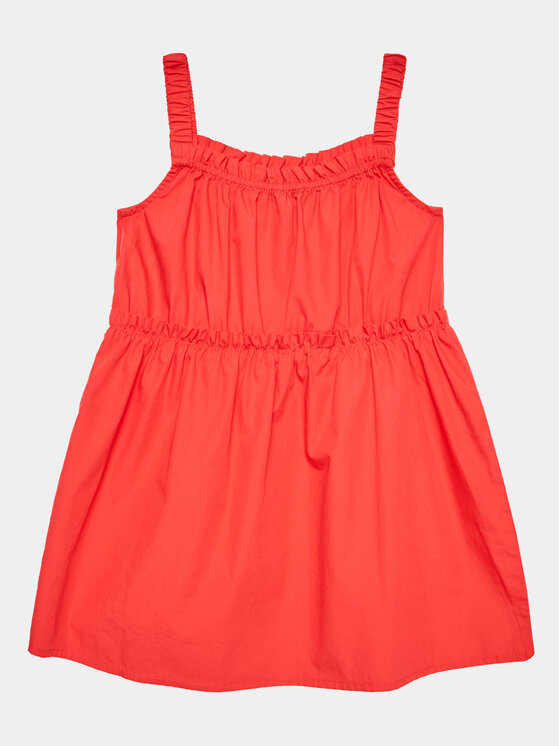 United Colors Of Benetton United Colors Of Benetton Igapäevane kleit 4EW7GV00T Punane Regular Fit