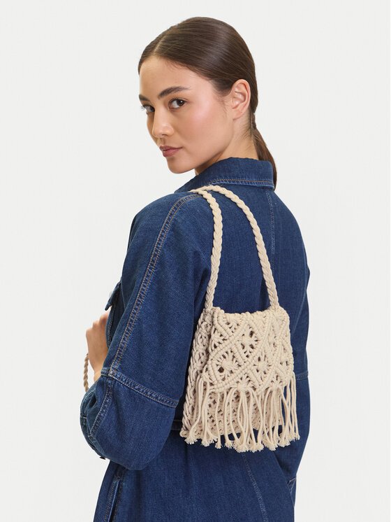 Pieces Pieces Handtasche 17157681 Écru