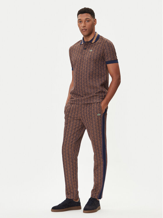 Lacoste Lacoste Teplákové nohavice XH1440 Hnedá Regular Fit