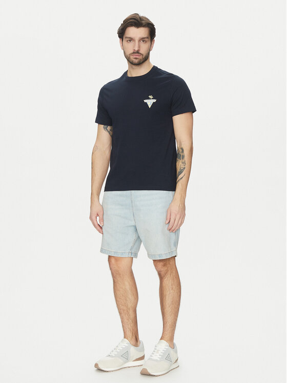 Guess Jeans Guess Jeans T-Shirt M5GI55 K8FQ4 Dunkelblau Regular Fit