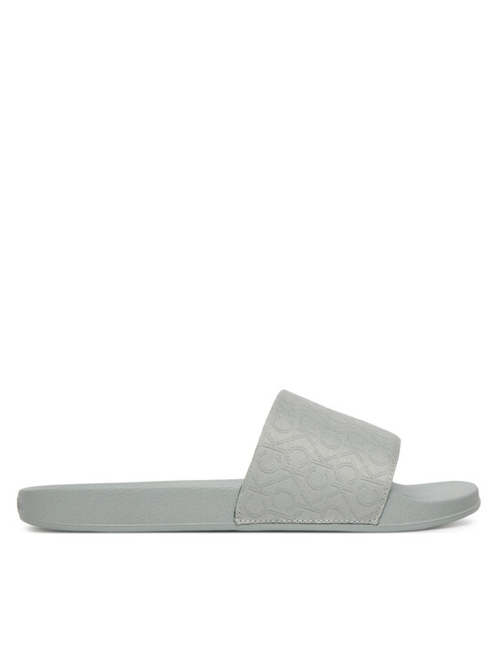 Calvin Klein Calvin Klein Natikače Pool Slide - Jacq HW0HW02420 Siva