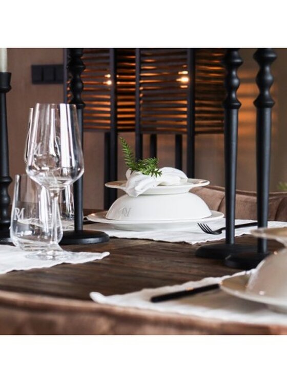 Riviera Maison Riviera Maison Misa na sałatę RM Monogram Biały