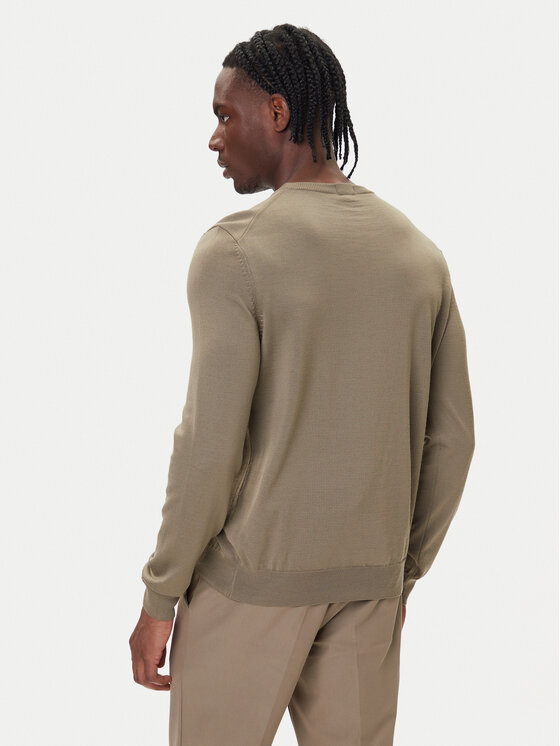 BOSS BOSS Sweter Baram-L 50476363 Brązowy Regular Fit