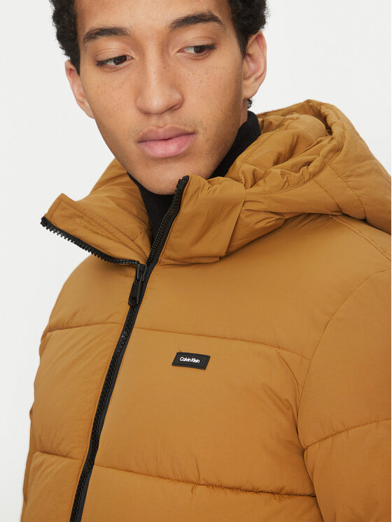 Calvin Klein Calvin Klein Žieminė striukė Crinkle K10K110336 Ruda Regular Fit