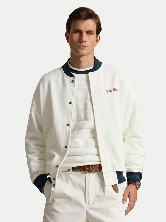 Polo Ralph Lauren Polo Ralph Lauren Majica dugih rukava 710B19233001 Bijela Relaxed Fit