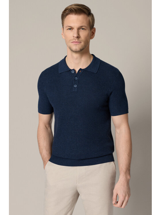 Lancerto Lancerto Polo Jacopo PO073126000011 Granatowy Regular Fit