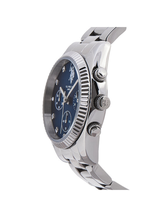 U.S. Polo Assn. U.S. Polo Assn. Часовник Amelie USP8320BL Сребрист
