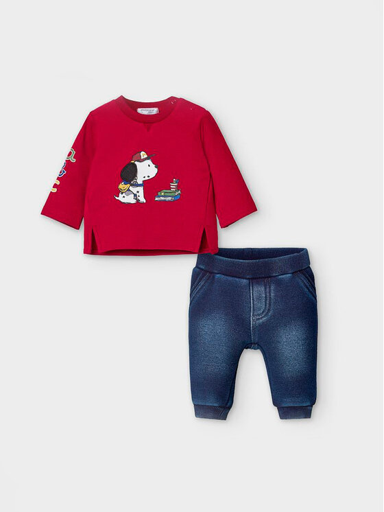 Completo maglietta e pantaloni 2572 Multicolore