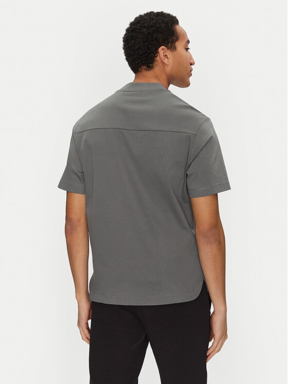 HUGO HUGO T-Shirt Debostac 50535499 Szary Relaxed Fit