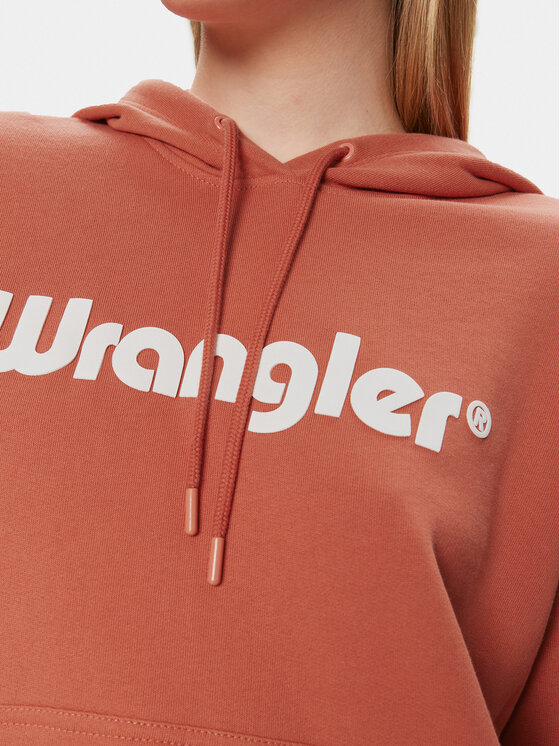 Wrangler Wrangler Μπλούζα 112350336 Πορτοκαλί Regular Fit
