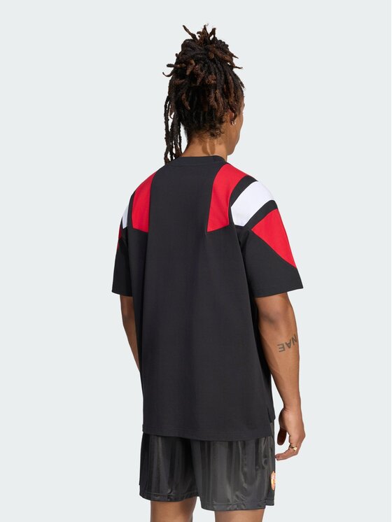 adidas adidas Koszulka techniczna 172386 Czarny Loose Fit