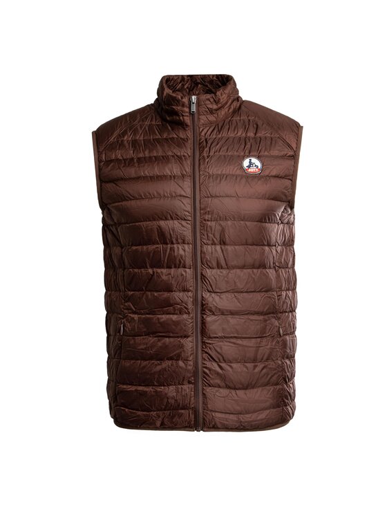 Jott Jott Kamizelka PF22MDOW04-80H_L Brązowy Regular Fit