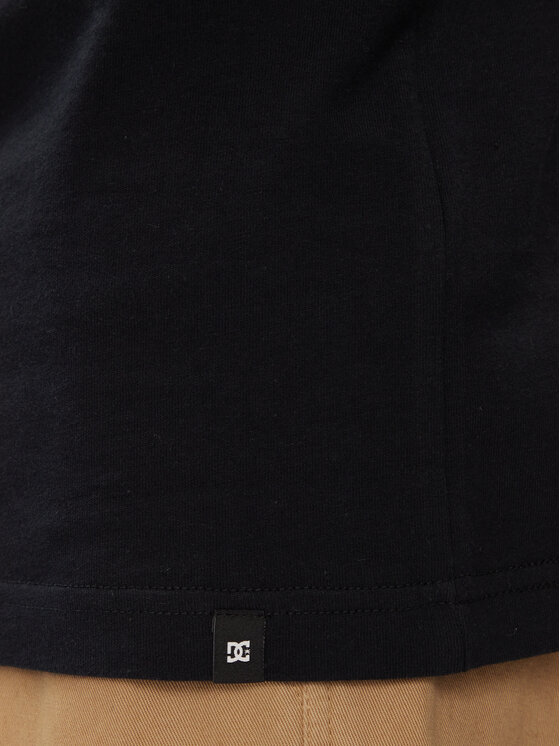 DC Shoes DC Shoes Majica Eurostep Hss ADYZT05362 Črna Regular Fit