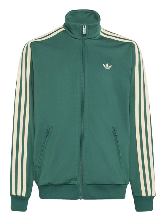 adidas adidas Bluza Firebird Loose Track HZ6645 Zielony Regular Fit