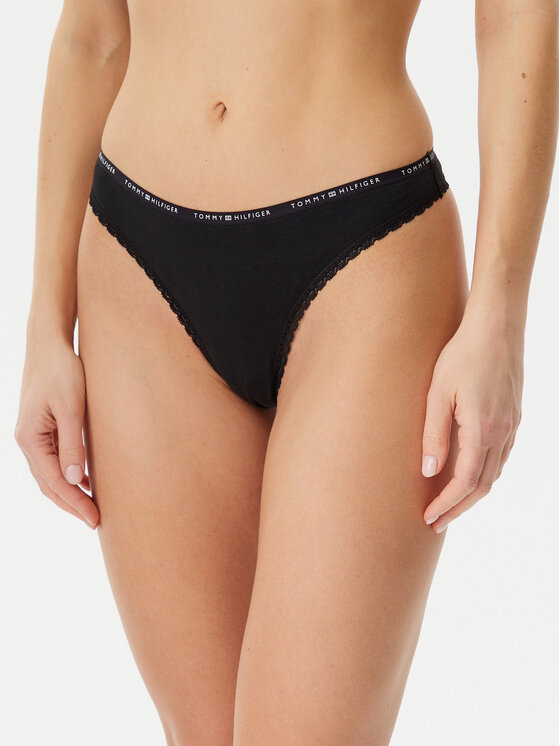Tommy Hilfiger Tommy Hilfiger Komplekti kuulub 3 paari stringe UW0UW05954 Värviline